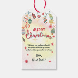 Niedliche Ornamente Feiertag Weihnachten Party Ein Geschenkanhänger