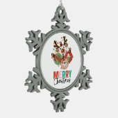 Niedliche Ornamente - Frohe Weihnachten (Links)