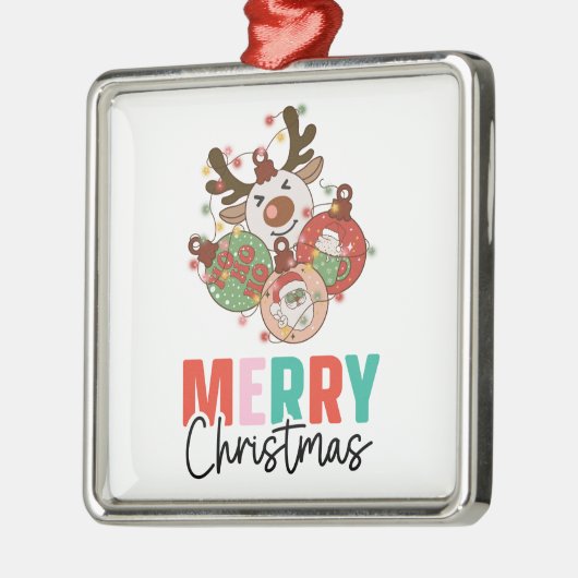 Niedliche Ornamente - Frohe Weihnachten (Links)