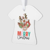 Niedliche Ornamente - Frohe Weihnachten (Vorderseite)