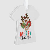 Niedliche Ornamente - Frohe Weihnachten (Vorderseite)