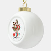 Niedliche Ornamente - Frohe Weihnachten (Rechts)