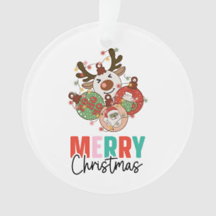 Niedliche Ornamente - Frohe Weihnachten