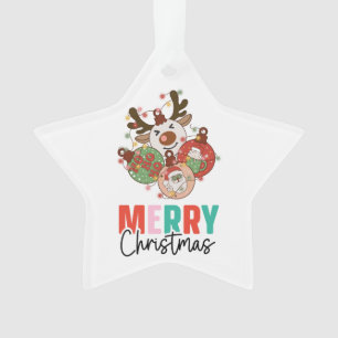 Niedliche Ornamente - Frohe Weihnachten