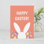 NIEDLICHE OSTENEIER FEIERTAGSKARTE (Stehend Vorderseite)