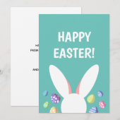 NIEDLICHE OSTENEIER FEIERTAGSKARTE (Vorne/Hinten)