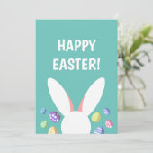 NIEDLICHE OSTENEIER FEIERTAGSKARTE (Stehend Vorderseite)