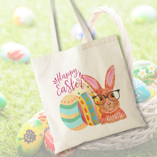 Niedliche Osterblichkeit Bunny Egg Kinder Ostern Tragetasche