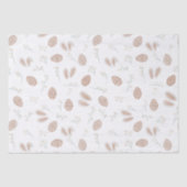 Niedliche Osterboheier Blumenmuster Seidenpapier (Vorderseite)