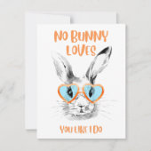 niedliche Osterbraun-Graubraun Feiertagskarte (Vorderseite)