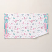 Niedliche Osterbrennen und lackierte Eiermuster Badhandtuch Set (Handtuch)