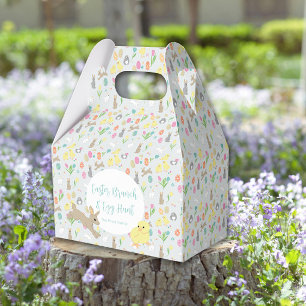 Niedliche Osterbrunnens Frühlingshuppen Blume Geschenkschachtel