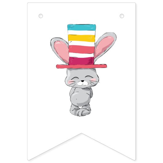 Niedliche Osterbrunnes & Hats | Banner für Jagdfah (Zweite Fahne)