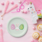 Niedliche Osterbrunnyy Ei Hunt & Brunch Paper Tell Pappteller (Party)