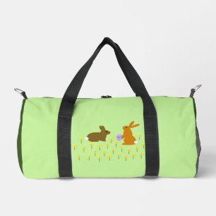 Niedliche Osterbünen und Affodien Duffle Bag