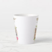 Niedliche OsterBunnies | Happy Oaster Watercolor A Milchtasse (Vorderseite)