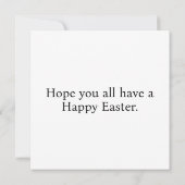 Niedliche OsterCollage im Frühjahr Karte (Rückseite)