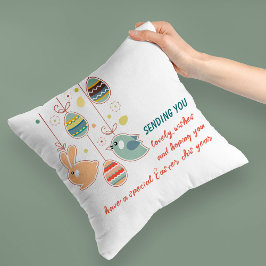 Niedliche Osterdekor-Kissen Kissen