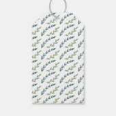 Niedliche Osterdoodles - Geschenktasten Geschenkanhänger (Rückseite)