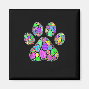 Niedliche Ostereier Dog Cat Paw Lover Happy Magnet