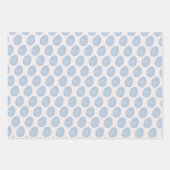 Niedliche Ostereier Drucke Pag Farben Muster Geschenkpapier Set (Vorderseite 2)