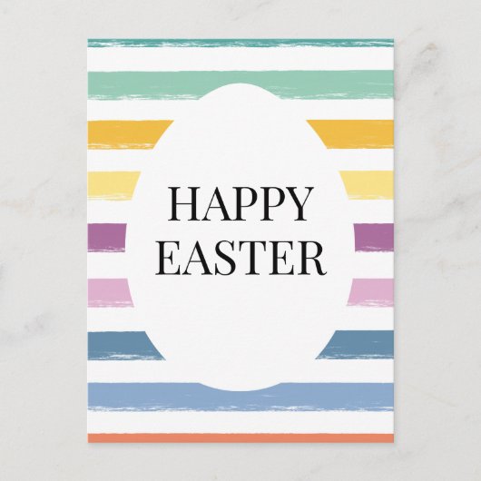 Niedliche Ostereier Feiertagspostkarte (Vorderseite)