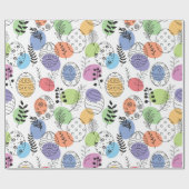 Niedliche Ostereier Muster Geschenkpapier (Flach)