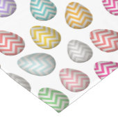 Niedliche Ostereier Muster Pastellfarben Kurzer Tischläufer (Ecke)
