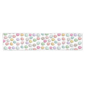 Niedliche Ostereier Muster Pastellfarben Kurzer Tischläufer (Horizontal)