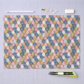 Niedliche Ostereier Nahtloses Muster Seidenpapier (Handwerk)