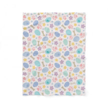 Niedliche Ostereier Paw Print Pastellfarben Hundel