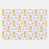 Niedliche Ostereier und -gnomen Geschenkpapier Set (Vorderseite 2)