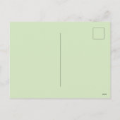 Niedliche Ostereier Wasserfarbe Feiertagspostkarte (Rückseite)