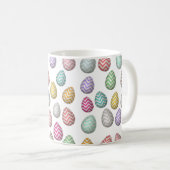 Niedliche Ostereierfarben Kaffeetasse (VorderseiteRechts)
