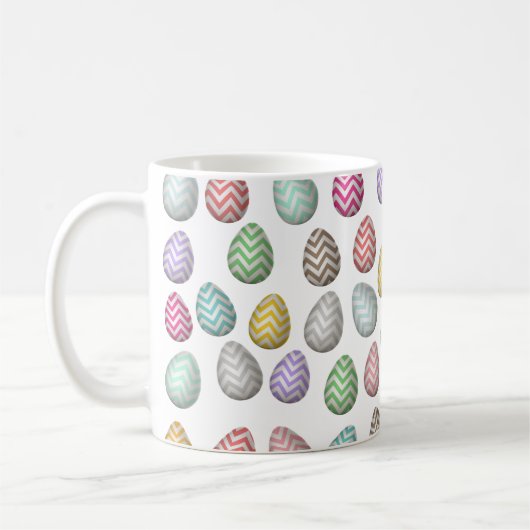 Niedliche Ostereierfarben Kaffeetasse (Links)
