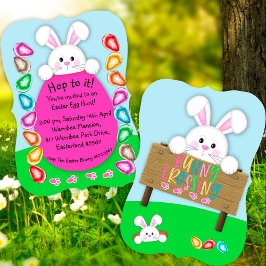 Niedliche Ostereierjagd Einladung