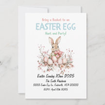 Niedliche Ostereierjagd und Party