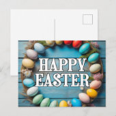 Niedliche Ostereierkollektion Postkarte (Vorne/Hinten)