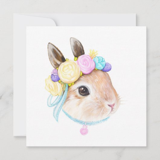 Niedliche Ostereinladung Einladung (Vorderseite)