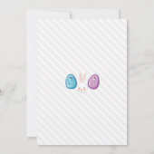 Niedliche Ostereisjagd & Brunch Einladung (Rückseite)