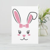 Niedliche Osterfeiertage - Osterfeiertag Einladung (Stehend Vorderseite)