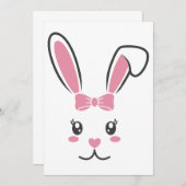 Niedliche Osterfeiertage - Osterfeiertag Einladung (Vorne/Hinten)