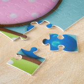 Niedliche Osterferien-Cookies Bunny Chick Puzzle (Seite)