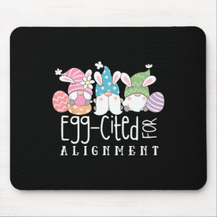 Niedliche Ostergome Chiropraktoreier, für Alig zit Mousepad