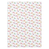Niedliche Ostergome Girly Spring Blumen Eier Tischdecke (Vorderseite)