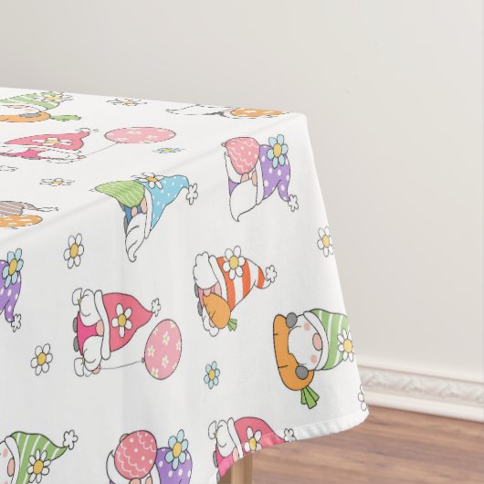 Niedliche Ostergome Girly Spring Blumen Eier Tischdecke (Beispiel)