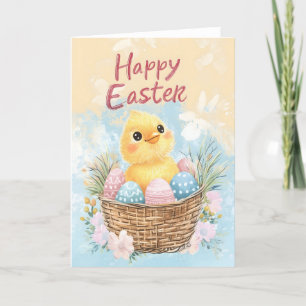 Niedliche Ostergruß Postkarte