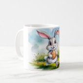 Niedliche Osterhase Kaffeetasse (Vorderseite Links)
