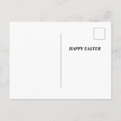 Niedliche Osterhase Postkarte (Rückseite)