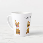 Niedliche Osterkaninchen Milchtasse (Linke Ecke)
